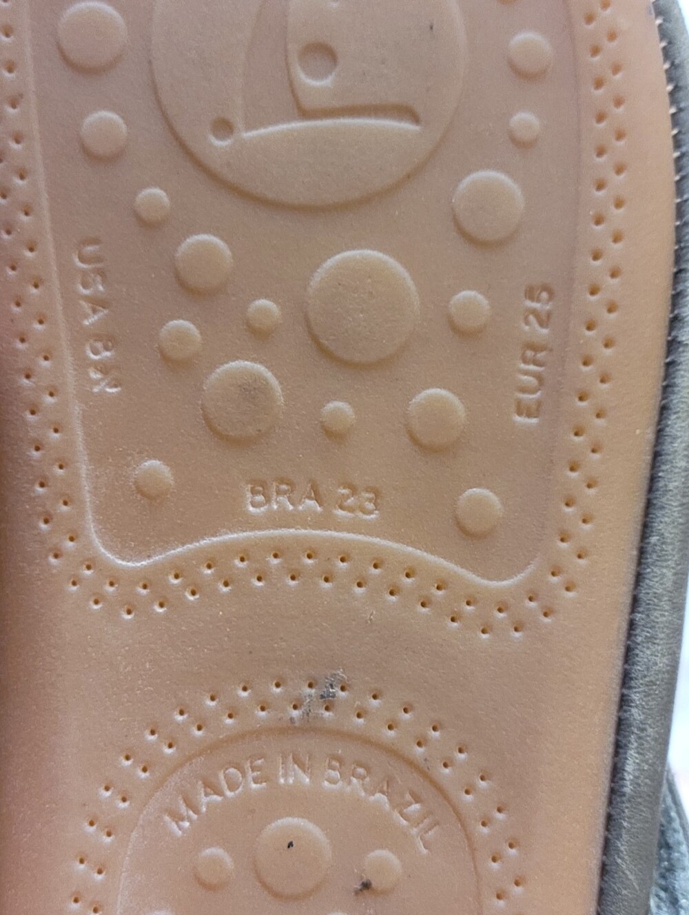 Tip Toey Joey Olive Khaki Green Mary Jane 8.5 - Picture 2 of 5